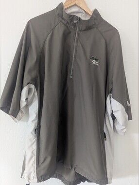 adidas Torrey Pines Olive and Light Gray Men’s Short-Sleeve ClimaShell